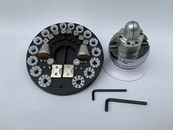 NAUJAS Mini Graviravimas Kamuolys Vizuoti Micro Blokuoti Žiedas Nustatymas Įrankiai Deimantų Akmens Standartinis žiedas turėtojas papuošalai įranga