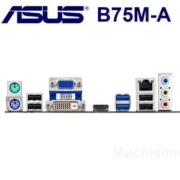 LGA1155 pagrindinė Plokštė ASUS B75M-A LGA1155 Intel B75 DDR3 i3 i5 i7 CPU, 16GB Darbalaukio Mainboard Micro ATX