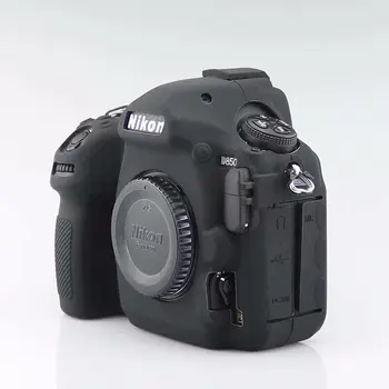 Silikono Fotoaparato krepšys Odos Nikon D850 DSLR Fotoaparato korpuso Dangtelį Raštas Vaizdo Objektyvas, Krepšys