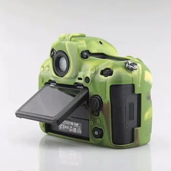 Silikono Fotoaparato krepšys Odos Nikon D850 DSLR Fotoaparato korpuso Dangtelį Raštas Vaizdo Objektyvas, Krepšys