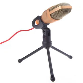 3.5 mm Jack Kondensatoriaus Reing Mikrofonas su Mic Stand 