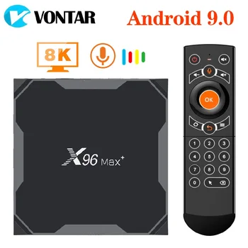 X96 MAX plus TV Box 4GB 64GB Android 9.0 Amlogic S905X3 Dual Wifi BT4.1 8K 24fps 