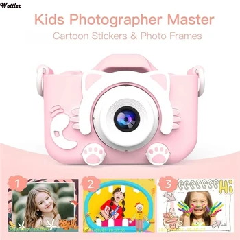 Vaikai Skaitmeninis Fotoaparatas HD 1080P Vaizdo Kamera, Žaislai, Kamera 2.0 Colių Spalvotas Ekranas Vaikams Gimtadienio Dovana Žaislai Vaikams Fotoaparatas