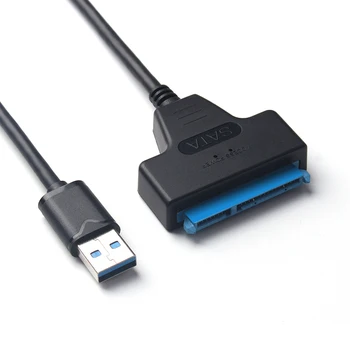 USB 3.0 prie SATA III Adapteris iš 2.5 SDD HDD kietieji Diskai SATA III USB 3.0 Išorinis Keitiklis ir Kabelis, Paramos UASP Portabl