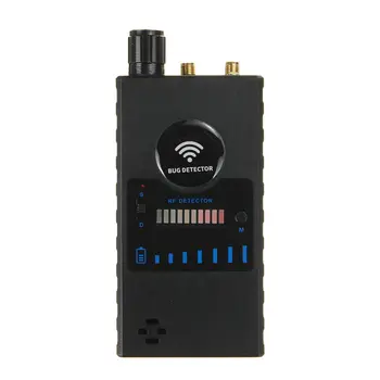 Dvigubos Antenos Anti-Spy GPS Magnetinio Belaidė Mini vaizdo Kameros Detektoriaus Signalas, Automatinis Finder racker Dažnių Skenavimo Sweeper Apsaugoti