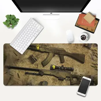 MaiYaCa Cool Naujas CS GO AK47 M4A1 AWP Gun žaidėjus žaisti kilimėliai Kilimėlis Žaidimų Pelės Mygtukai Dideli Deak Kilimėlis 700x300mm už overwatch/cs go