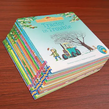 20 Knygų/Set Vaikai Usborne Nuotrauką Livros Vaikams, Kūdikių Žinomų Istorija Anglų Knyga Fermos Pasakos Eary Švietimo Libros Comics Art