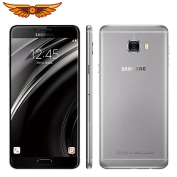 Originalus Samsung Galaxy C7 C7000 5.7 Colių, 4GB RAM 64GB RAM 16.0 MP LTE 4G Octa Core 3300mAh Dual SIM Android 6.0 Mobilusis Telefonas