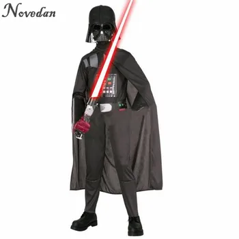 Helovinas Kostiumas Vaikams Vyrų Darth Vader (Anakin Skywalker) Vaikų Cosplay Kostiumas Šalis Apranga Su Šalmu Kaukė