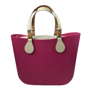 O maišelis obag stiliaus Rožių vandeniui EVA kūno moterų rankinės Silicio paplūdimio rankinė moterims Krepšys