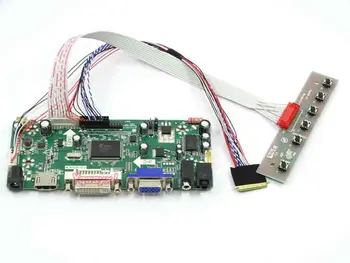Yqwsyxl Kontrolės Valdyba Stebėti Rinkinys N140B6-L01 HDMI+DVI+VGA LCD LED ekrano Valdiklio plokštės Tvarkyklės