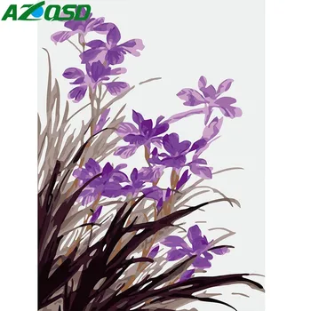 AZQSD Tapybos Numeriai Dažų Orchidėja 