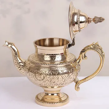 Gryno vario arbatos puodą rankų darbo Indijos Mažas arbatinukas coffeemaker 500 ml 600 ml klubo kolbą flagon vyno puodą namų šeimos draugas-geriausia dovana