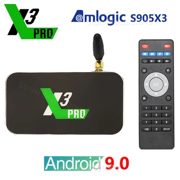 X3 PRO X3 KUBO Amlogic S905X3 Android 9.0 TV Box 2GB, 4GB DDR4 16GB 32GB ROM 2.4 G 5G WiFi 1000M LAN 