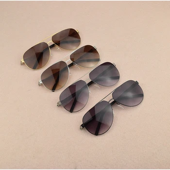 2019 naujas retro mados akiniai nuo saulės, nerūdijančio plieno, Vokietija originalus ŽYMEKLĮ prekės ženklo saulės akiniai vyrams su Originaliu atveju oculos UV400