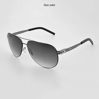 2019 naujas retro mados akiniai nuo saulės, nerūdijančio plieno, Vokietija originalus ŽYMEKLĮ prekės ženklo saulės akiniai vyrams su Originaliu atveju oculos UV400