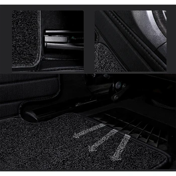 KADULEE Custom automobilių grindų kilimėliai Ssangyong Visi Modeliai kyron ActYon Korando Rexton automobilių stilius auto priedai