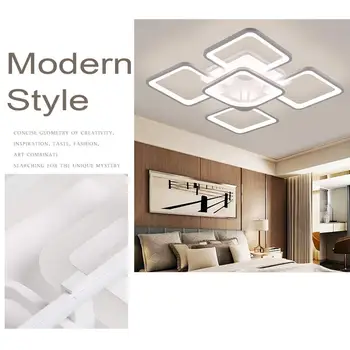 Ganeed 2020 Modernios LED Stačiakampio formos Šviesa Patalpų Lemputė, Salono Apšvietimas Gyvenimo Valgomasis, Miegamasis, Virtuvė, Namų Palėpėje