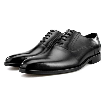 Wincheer 2019 OEM logotipą kelių spalvų mados verslo klasikinė juoda suknelė batų oda oficialų vyrų batai individualizuotos dizainas