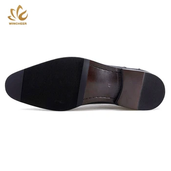 Wincheer 2019 OEM logotipą kelių spalvų mados verslo klasikinė juoda suknelė batų oda oficialų vyrų batai individualizuotos dizainas