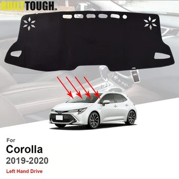 Toyota Corolla 2019 2020 Automobilio Prietaisų Skydelio Dangtelį Brūkšnys Kilimėlis Dashmat Auto Saulės Pavėsyje, Pagalvėlės Trinkelėmis Vidaus Reikalų Raštas Kilimai