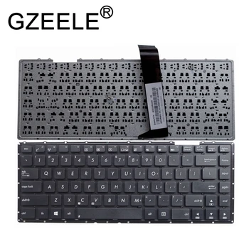 GZEELE MUS juoda klaviatūros Asus S401 S401A S401U X401 X401A X401U anglų nešiojamojo kompiuterio klaviatūra juoda