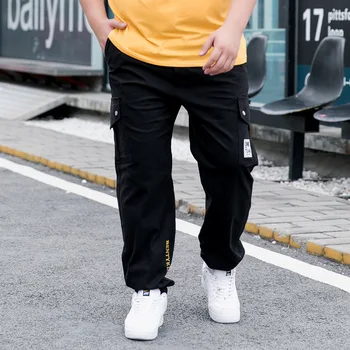 Rudenį vyrų krovinių kelnės kišenės elastingumą Ruožas streetwear didelis plius dydis 7XL 8XL 9XL laišką kelnes žmogus, negabaritinių kelnės chaki 48