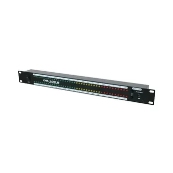 DB100 profesionaliojo Scenos Namuose Stiprintuvas Garsiakalbis Dual 40 Garso Spektro LED Stereo Lygio Indikatorius -57dB-0dB