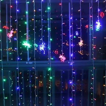 Naujųjų Metų Dovana 3*1 3*2m 3*3m LED Užuolaidų Žiburiai Kalėdų Dekoracijas namams Kalėdų Eglutės papuošalus Kalėdų Dekoro Navidad