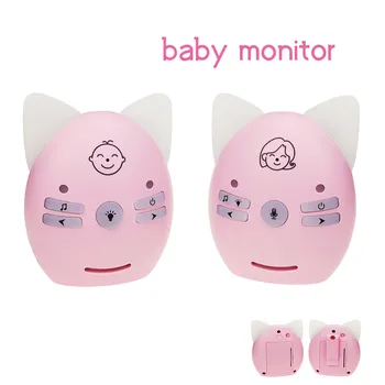 Baba Naujų Audio Baby Monitor 2.4 GHz Skaitmeninis Nešiojamas Stebėti Kūdikio Domofonas Wireless Baby Monitor Baby Berniukas ir mergaitė naktį verkti V30