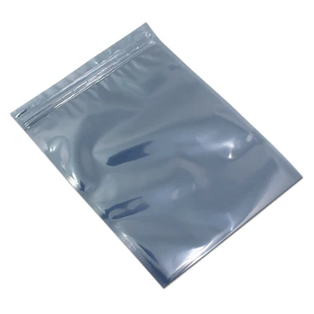 15*20cm Anti-Static Ekranas Krepšiai ESD Antistatinis Paketas Krepšys Zip-Lock Užtrauktukas Pack Anti Static Storage Maišeliai 3.5