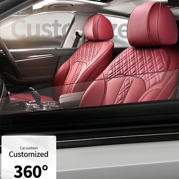 KADULEE Užsakymą Oda automobilių sėdynės padengti Jaguar XJ XF XE E-TEMPAS XFL XEL Automobilių Sėdynių užvalkalai automobilių sėdynėms raštas
