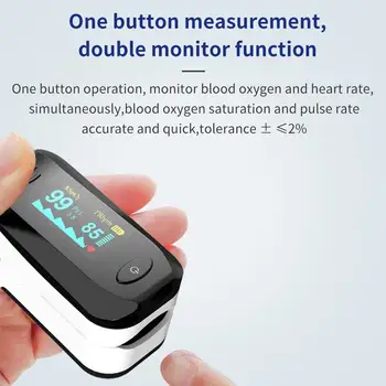 DS105 Kraujo Oximeter Spalvų Ekraną Pirštu Įrašą Kraujo Deguonies Įsotinimo Detektorius Nešiojamų Piršto Įrašą Pulse Oximeter