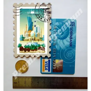 Jungtinių Arabų Emyratų vinilo suvenyrų magnetas turizmo plakatas