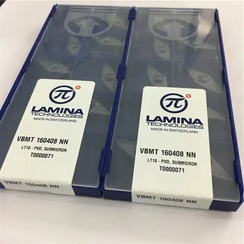 VBMT160408-NN LT10 Originalus LAMINA karbido įterpti su geriausios kokybės 10vnt/lot nemokamas pristatymas