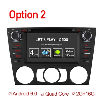 Ownice C500 4G SIM LTE Android 6.0 Octa 8 Core Automobilių DVD BMW 3 Serijos E90 E91 E92 E93 GPS palaikymu Wifi Radijo 2GB RAM, 32 GB ROM
