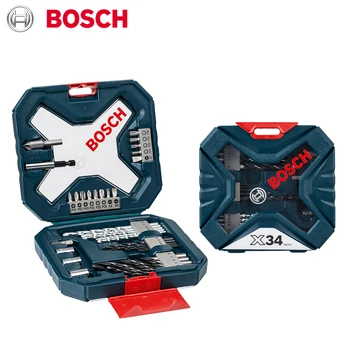 Bosch Grąžtas Rinkinys Bosch 34X Poveikio Gręžimo Twist Drill Tiek Elektros Tiek Galios Įrankis
