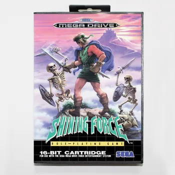 Shining Force 16 bitų SEGA MD Žaidimo Kortelės Su Mažmeninės Langelyje Sega Mega Drive Genesis