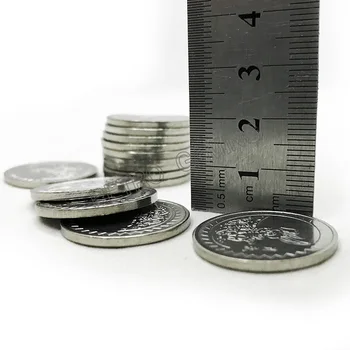 100vnt/maišas Arcade pramogų parkas 25*1.85 mm žaidimo mašina monetos simbolinis Nerūdijančio plieno simbolinis moneta pagaminta Kinijoje žaidimo žetonų