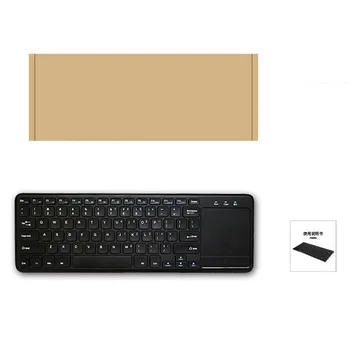 Naujas 2.4 G Wireless Keyboard Touch Panel Multi-touch Klaviatūra su USB Imtuvas Maitinamas iš 2xAAA Baterijos (neįtraukta)