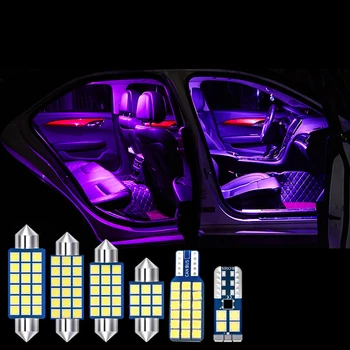 Už Mazda 3 BL. 2010 m. 2011 m. 2012 m. 2013 m Sedanas Sedanas 4pcs Klaidų LED Lemputės Automobilių Salono bagažo skyriaus Apšvietimas Lempa Priedai