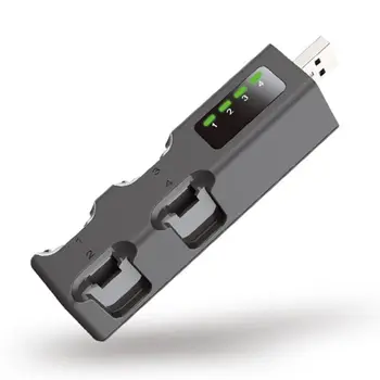Nešiojamų USB Šakotuvą, Belaidis Kroviklis Keturių Įkrovimo Stotis NS Jungiklis JoyCon