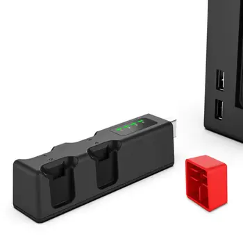 Nešiojamų USB Šakotuvą, Belaidis Kroviklis Keturių Įkrovimo Stotis NS Jungiklis JoyCon