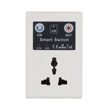 ES 220V Telefono RC Belaidžio Nuotolinio Valdymo Smart Switch GSM Lizdo Elektros Kištuką Namuose Buitinių Prietaisų, Karšto Pardavimo