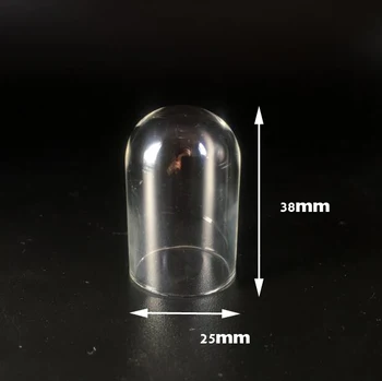 10pieces tuščiavidurio Cilindro stiklinis vamzdelis, apranga pakabukas stiklo buteliukas buteliukas padengti dome pakabukas rankų darbo papuošalai išvados skirtingo dydžio