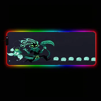 XGZ Žaidimų RGB Didelis Pelės Mygtukai Žaidėjus Didelis Kilimėlis Kompiuterio mygtukai Led Backlight XXL Mause Klaviatūros Parą LOL CSGO