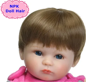 NPK 45cm Reborn Baby Doll, Plaukų Perukas Karšto Parduoti 
