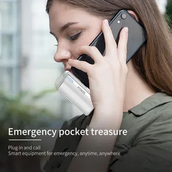 FLOVEME 3000mAH Kišenėje Mini Galios Banko Xiaomi Mi Nešiojamų Išorės Baterijos Kroviklis, skirtas 