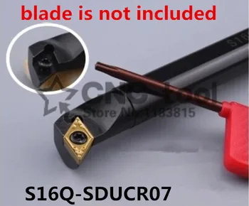 S16Q-SDUCR07 16MM Vidaus Tekinimo Įrankių Gamyklos išvadai, kad putoja,nuobodu baras,Cnc Įrankiai, Tekinimo Staklės
