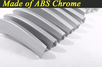 14pcs Priekinės Grotelės Padengti Apdaila, ABS Chrome 
